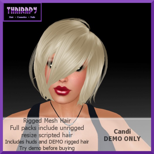 tHAIRapy Candi Hair - DEMO All Huds