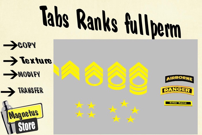 Tabs Ranks fullperm