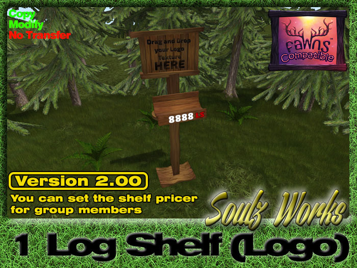 Fawns 1 Logs Shelf Logo w/Pricer [Boxed]