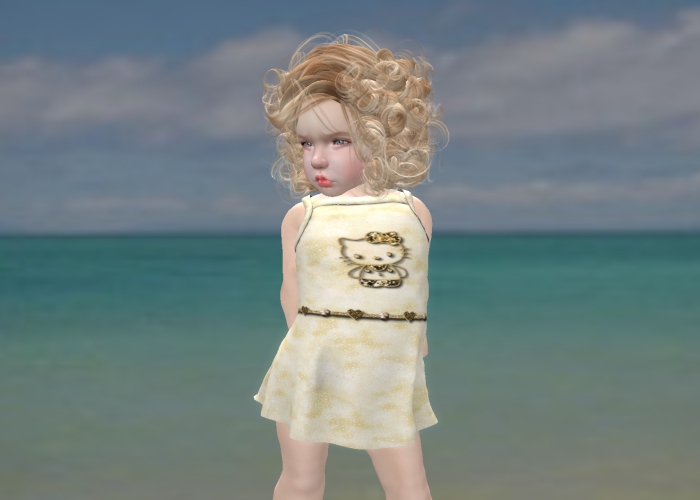 [K&D] Cream Kitty Dress - DEMO