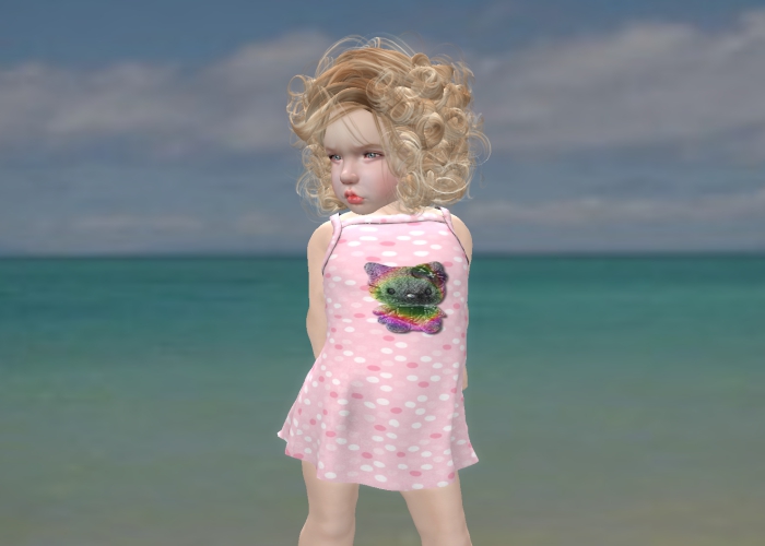 [K&D] Pink Dots Kitty Dress - DEMO