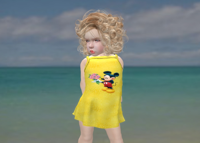[K&D] Yellow Mickey Dress - DEMO