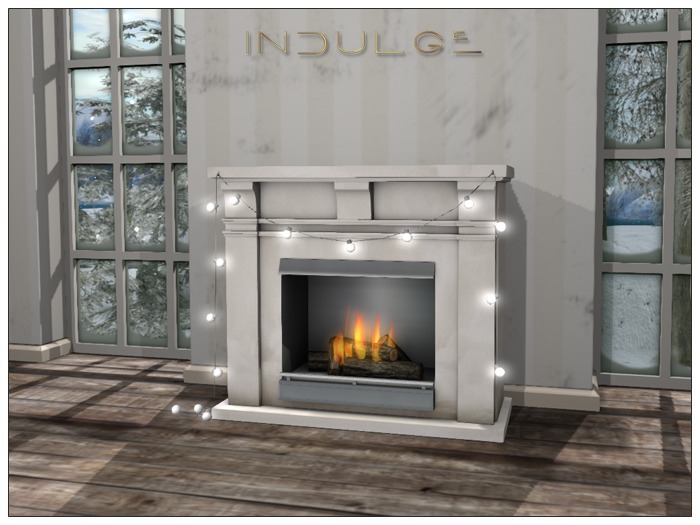 Second Life Marketplace - INDULGE Fairy Light Fireplace