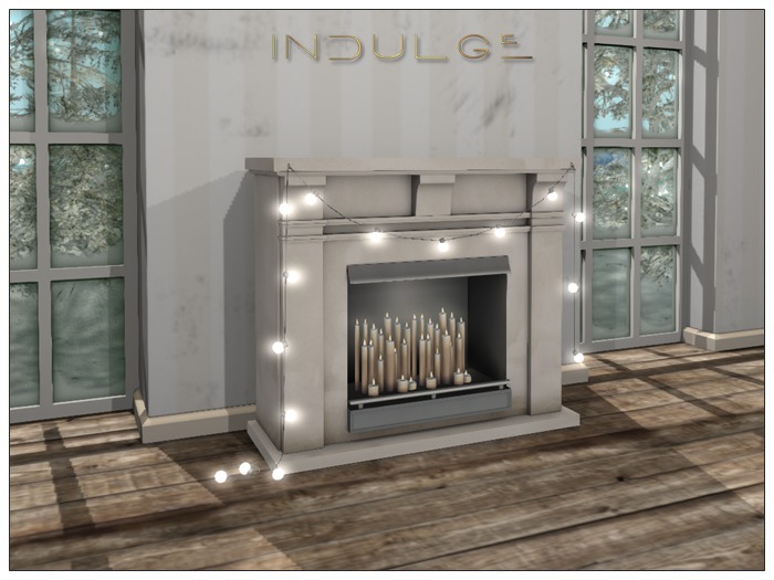 INDULGE Well Lit Fireplace
