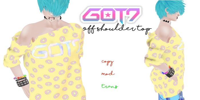 GOT7 Off Shoulder MESH