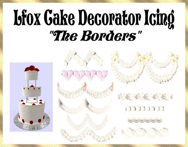 lfox Cake Icing - The Borders (boxed)