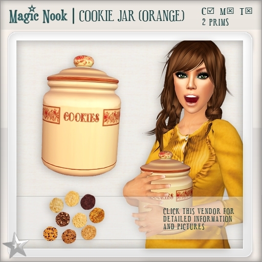 [MAGIC NOOK] Cookie Jar (Orange)