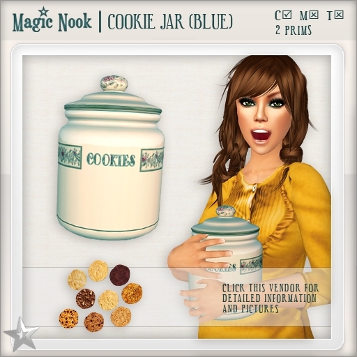 [MAGIC NOOK] Cookie Jar (Blue)