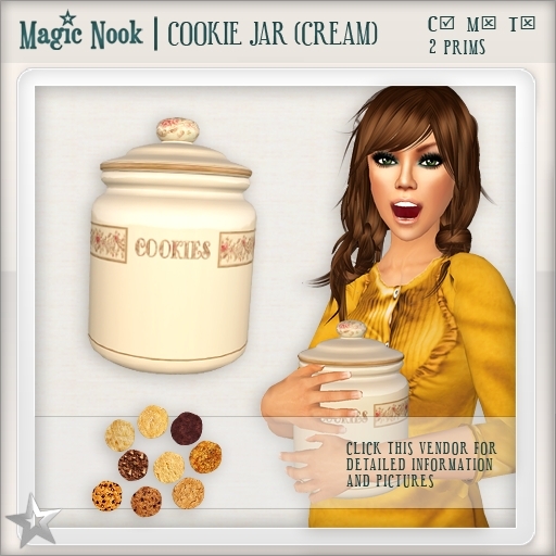 [MAGIC NOOK] Cookie Jar (Cream)
