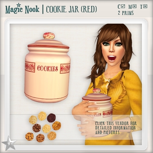 [MAGIC NOOK] Cookie Jar (Red)