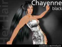 CHAYENNE Long Black Hair (with head band)