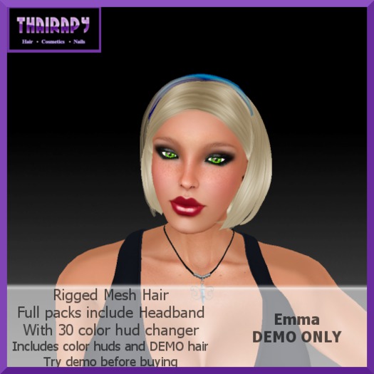 tHAIRapy Emma Hair - DEMO All Huds