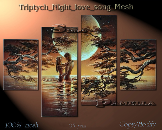 Triptych_Night_love_song_Mesh