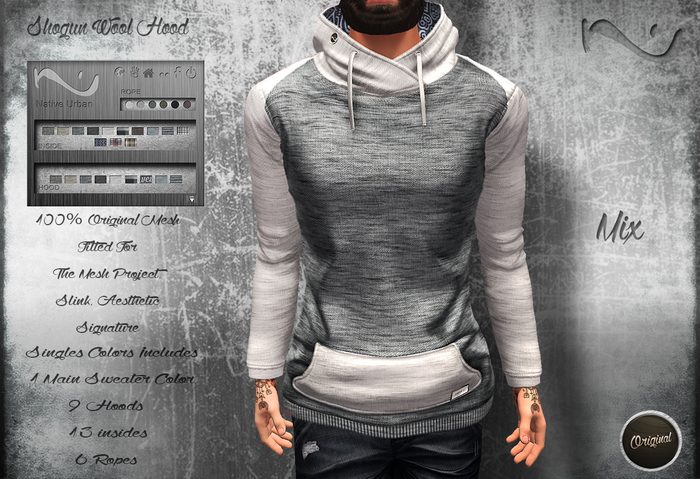 -NU- Shogun Wool Hood Mix