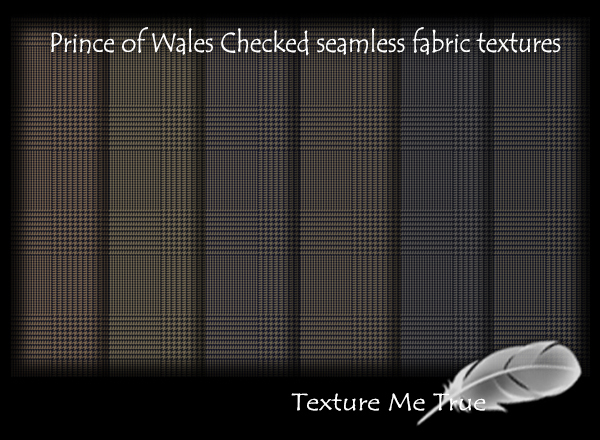 TMT Prince of Wales Check seamless fabric textures