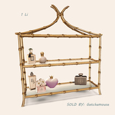 -tres blah- Golden Cage - Perfume Display (Gold)