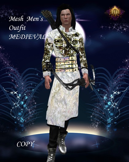Mesh Men`s Outfit medieval