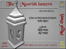 Moorish lantern II - 1 LI - FULL PERMS Mesh