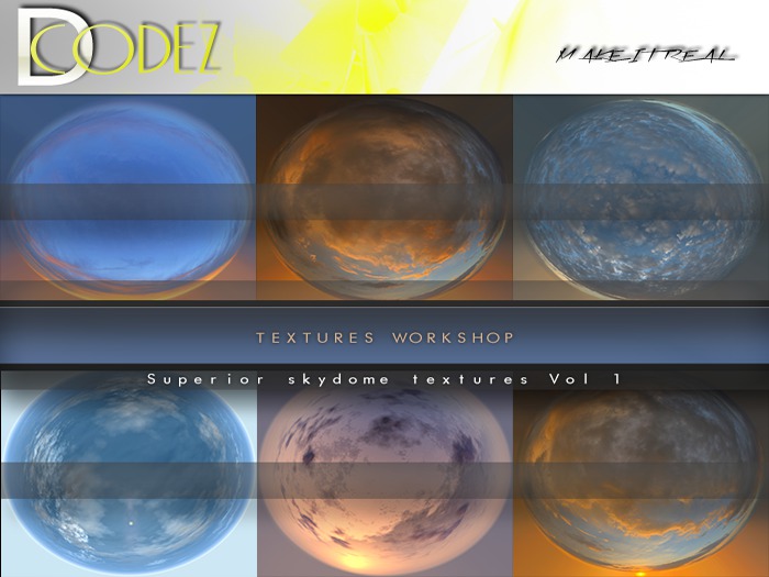 :D-CODEZ: -[CMT]-Skydome Textures VOL 1