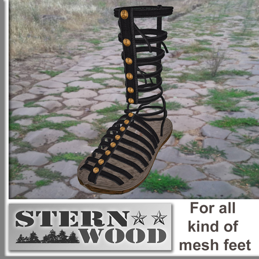 {JS} Roman Sandals "Noxius" - unrigged