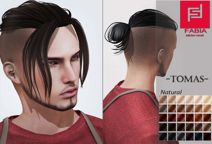 -FABIA- Mesh Hair  <Tomas> Natural Tones