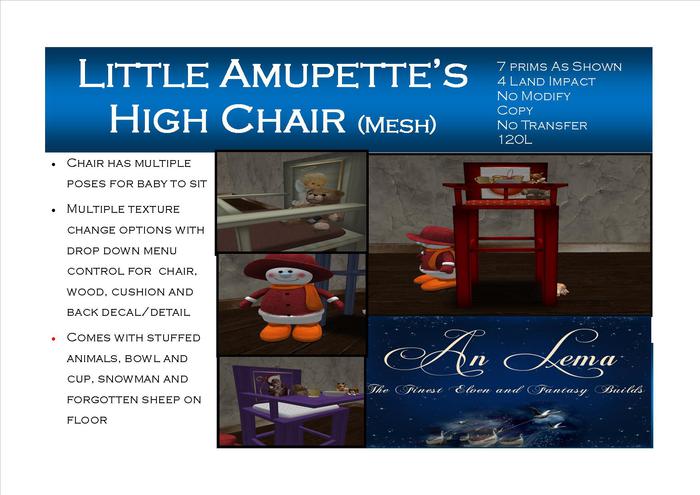 Little Amupette's High Chair