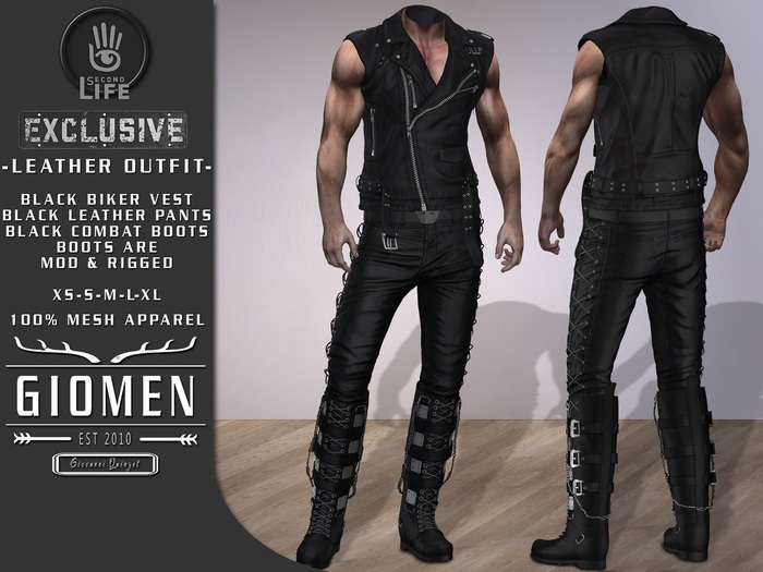 G I O M E N - [LEATHER OUTFIT]