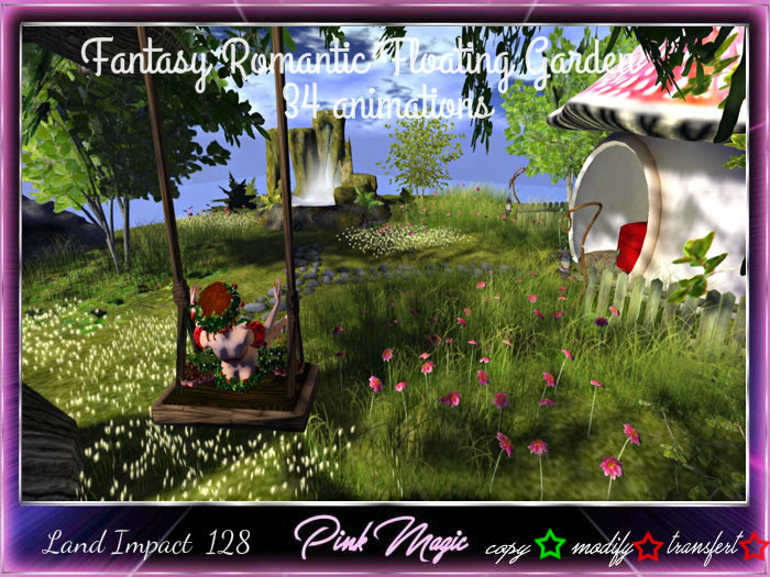 Pink Magic : Fantasy Romantic Floating Garden