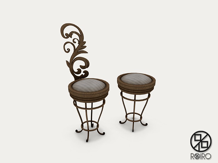ROIRO - DecoChair (Wood)