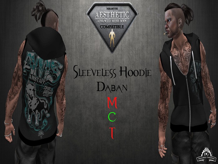 *DC* AESTHETIC Sleeveless Hoodie - Daban