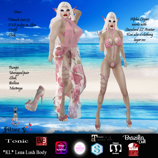 Beach Set (kini & Dress)