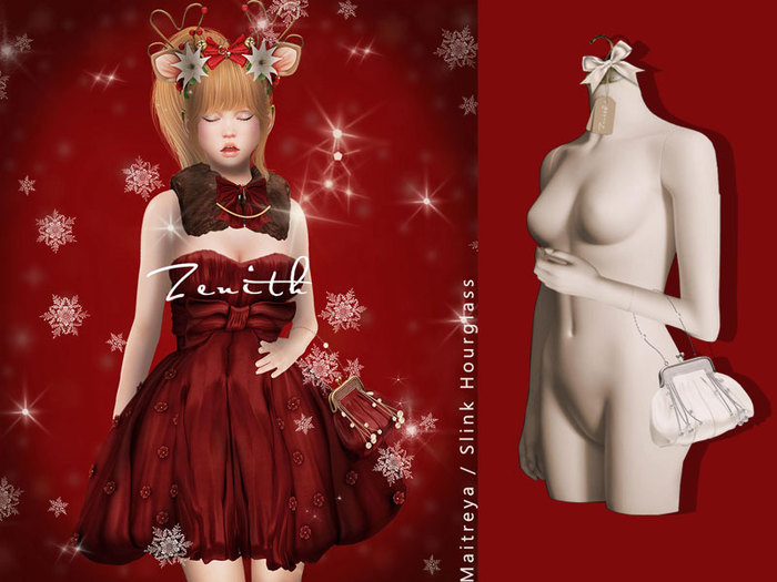 =Zenith=sparkling handbag (Snow)
