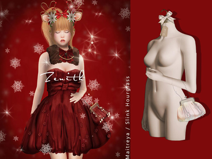 =Zenith=sparkling handbag (Rose)
