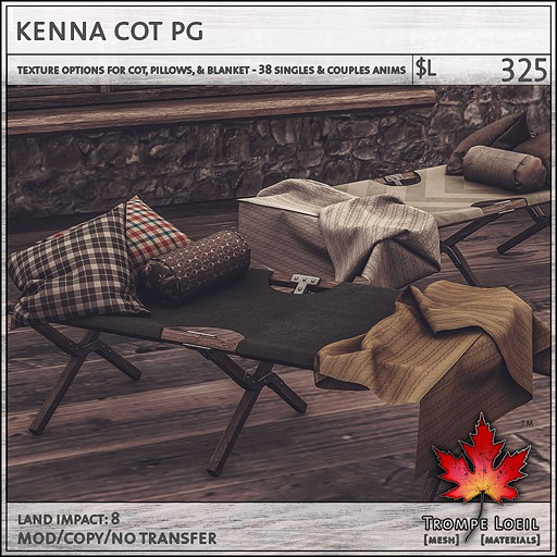 Trompe Loeil - Kenna Cot PG [mesh]