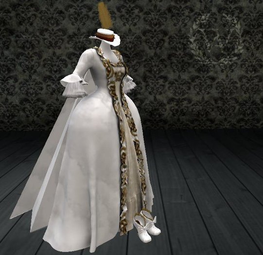 Vestido barroco viento / Wind baroque dress