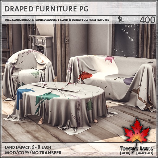 Trompe Loeil - Draped Living Room PG [mesh]