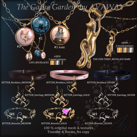 *AvaWay* Cats_Necklace #3