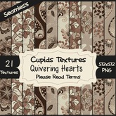 *Cupids Textures * 21 QUIVERING HEARTS