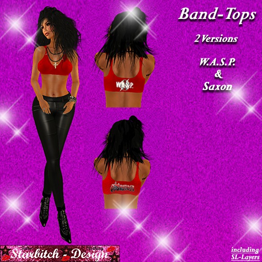Band-Tops Saxon + W.A.S.P. (including Omega-Applier)