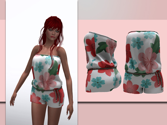 TF: Batik Romper Flower