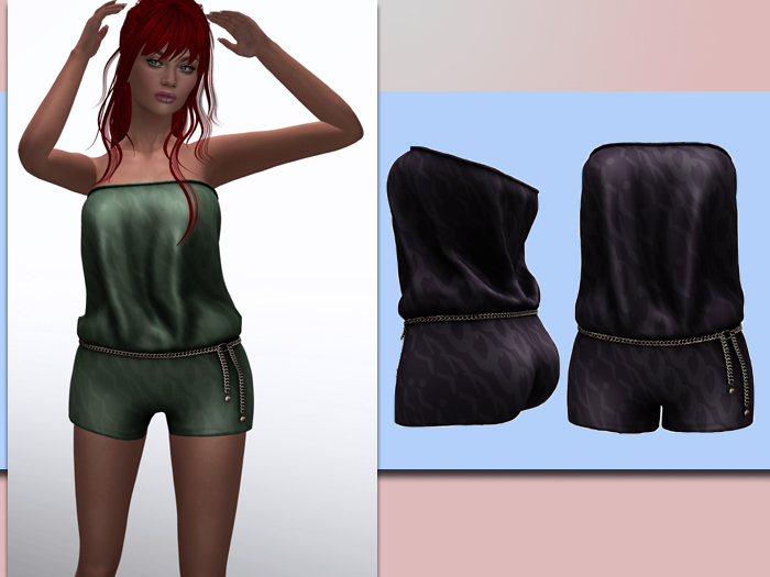 TF: Batik Romper Purple