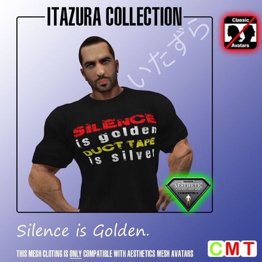 -GS- Funshirt #018 - Silence