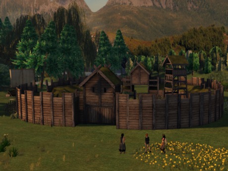 Second Life Marketplace - Viking Wall Building Set