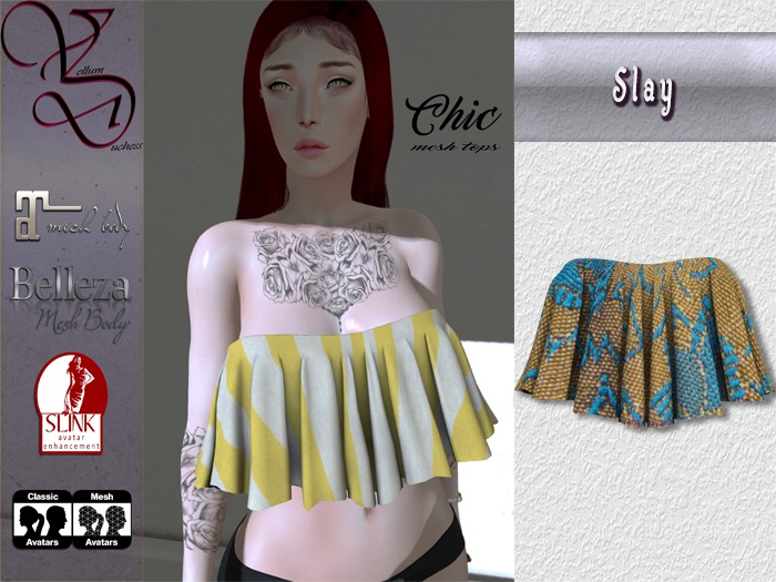 {V}-{D} Chic Off Shoulder Top [Slay]
