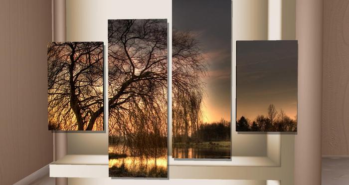 Triptych_Thoughtful Nature_Mesh
