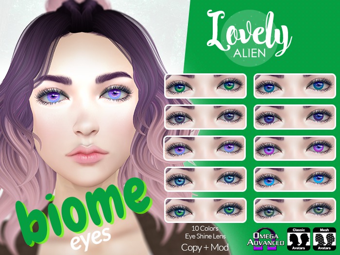 ((LovelyAlien)) Biome Eyes - FATPACK