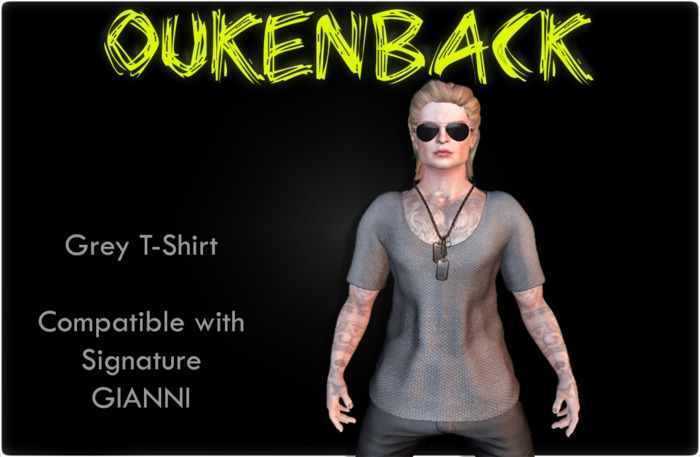 OUKENBACK :: Long Shirt/Grey   SIGNATURE