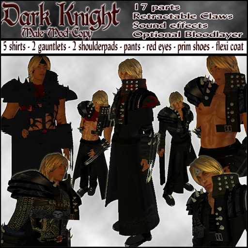 --Dante Designs-- Dark Knight Male