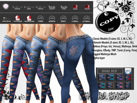Second Life Marketplace - PANTS FANCY DENIMS
