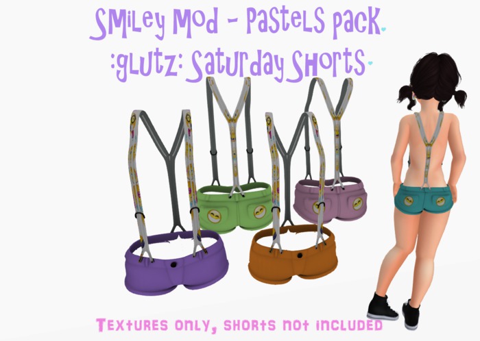 Pastel Smiley pack for :glutz: Saturday Shorts